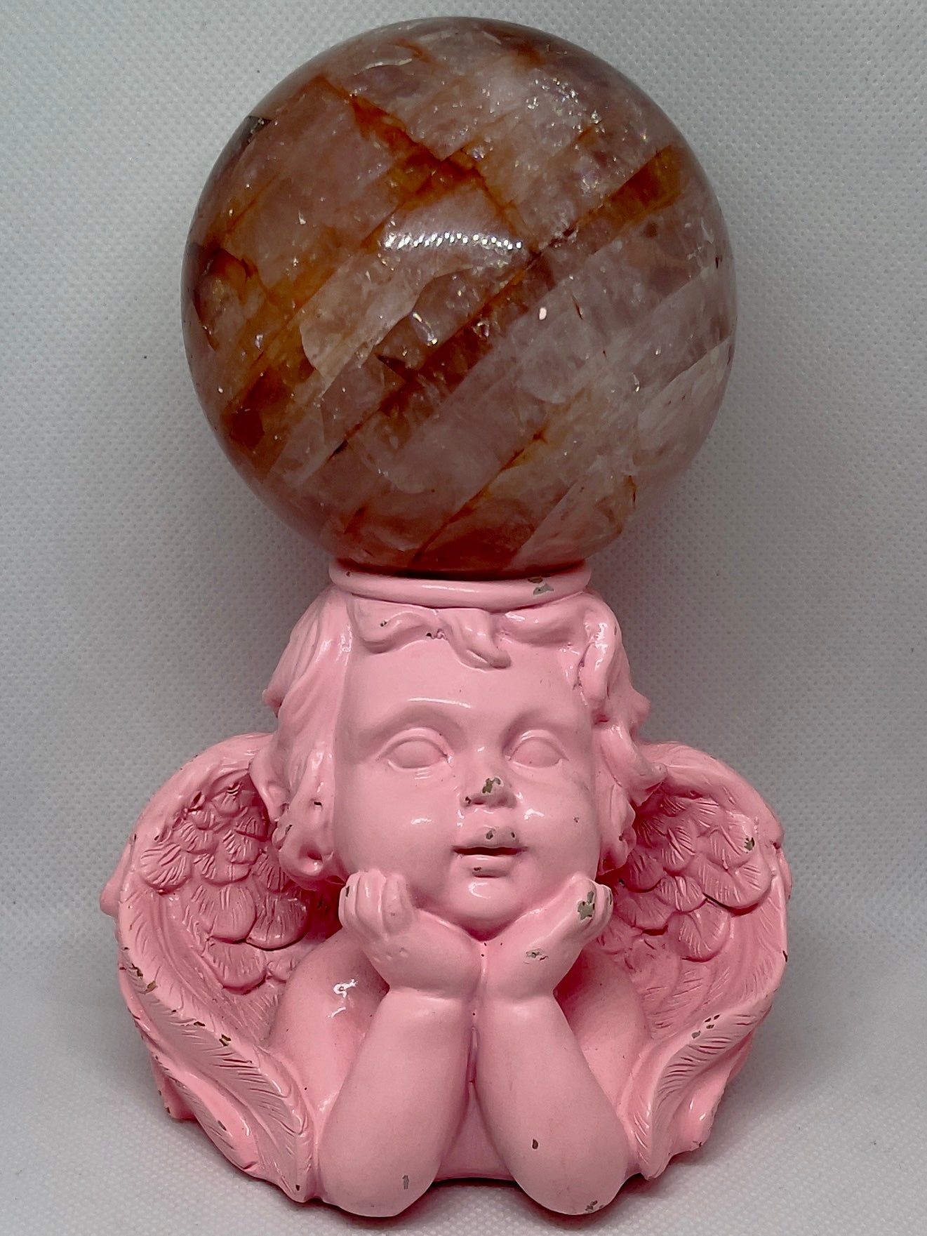 Fire Quartz Sphere (stand not included)