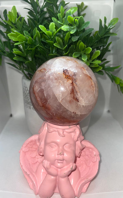 Fire Quartz Sphere (stand not included)