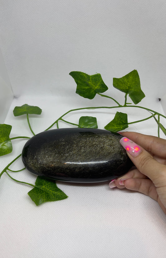Gold Sheen Obsidian Stone
