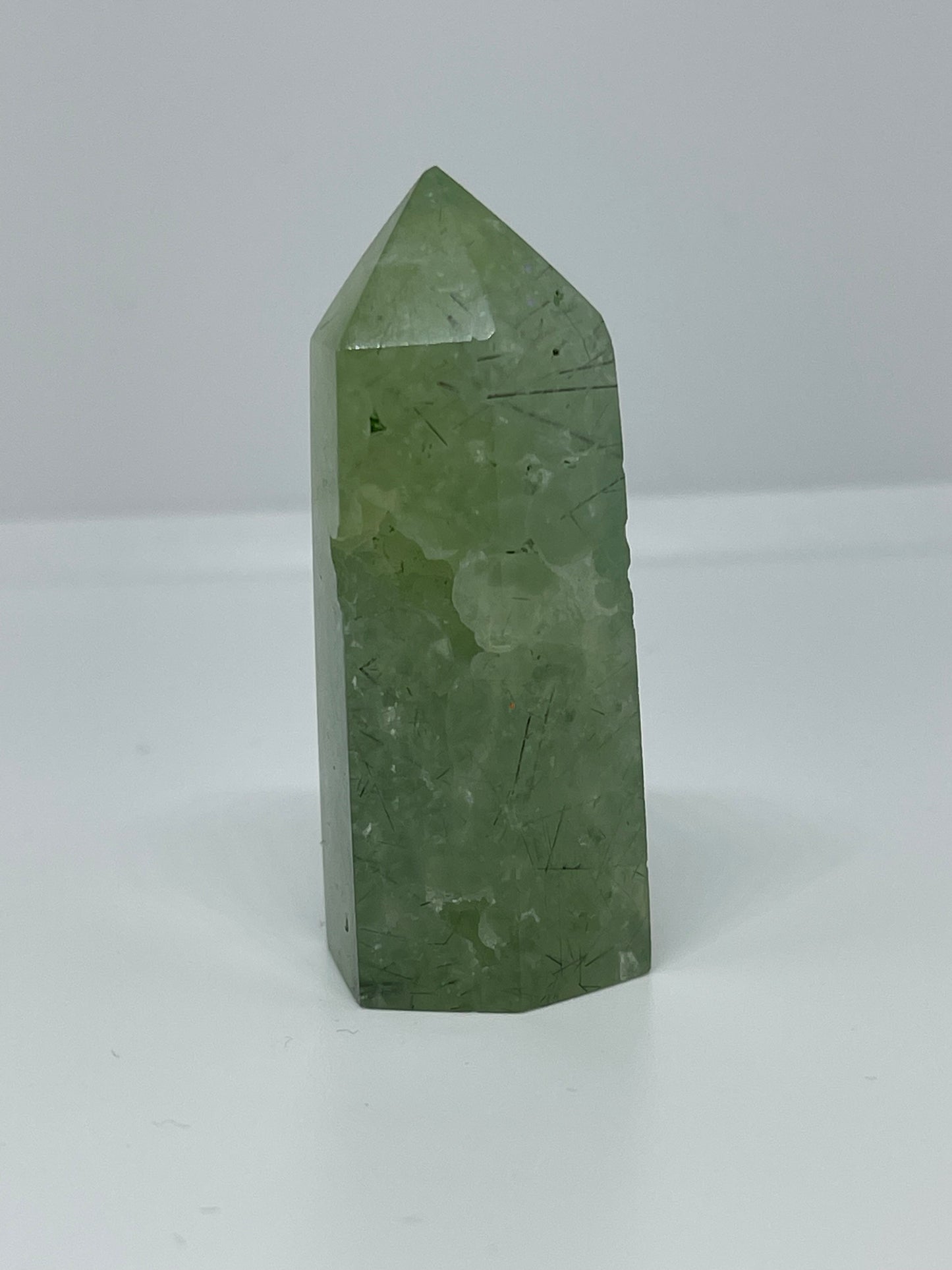 Green Prehnite Mini Towers