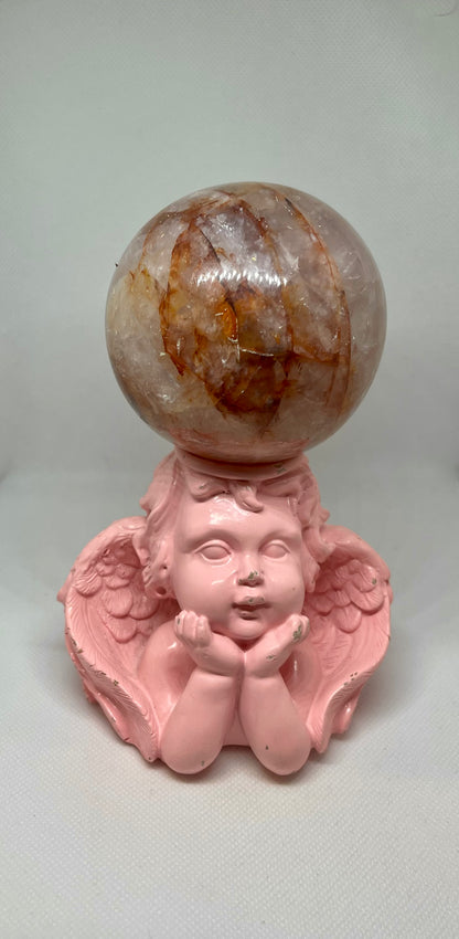 Fire Quartz Sphere (stand not included)