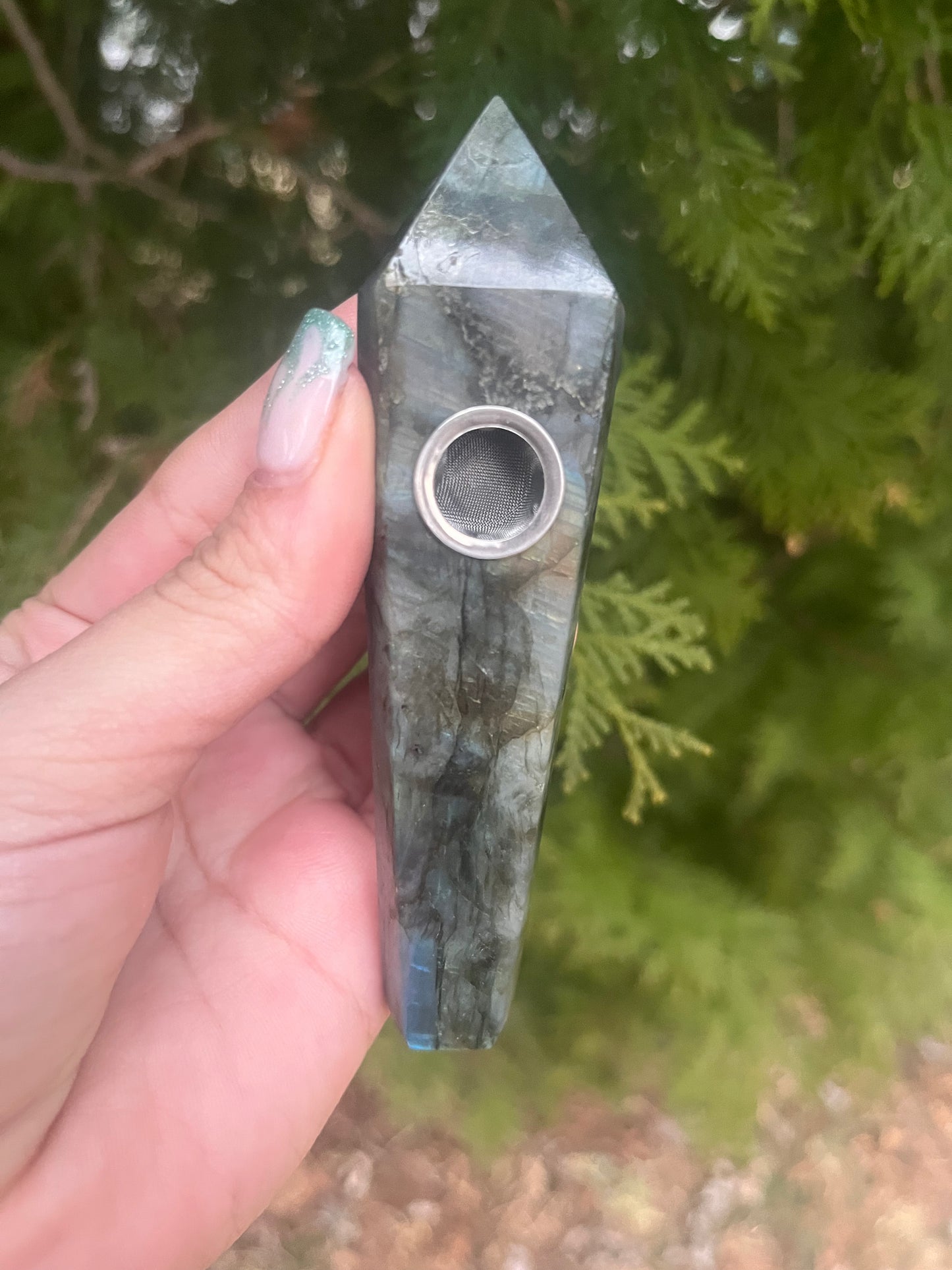Gemstone pipe