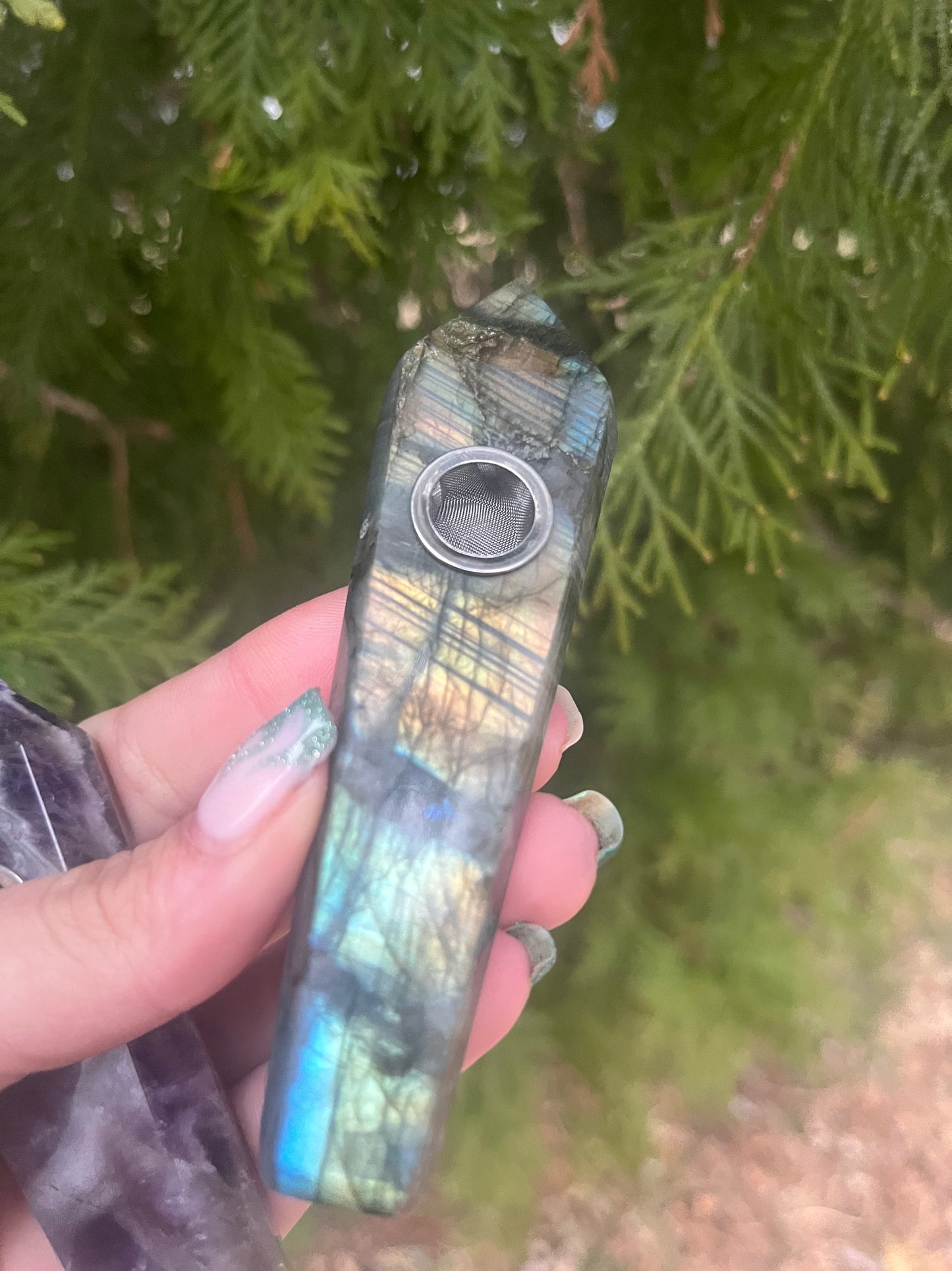 Gemstone pipe