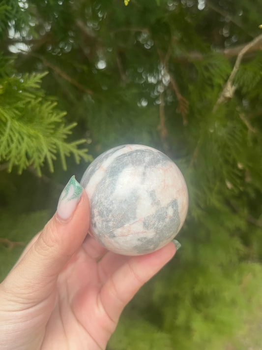 Pink Zebra Sphere