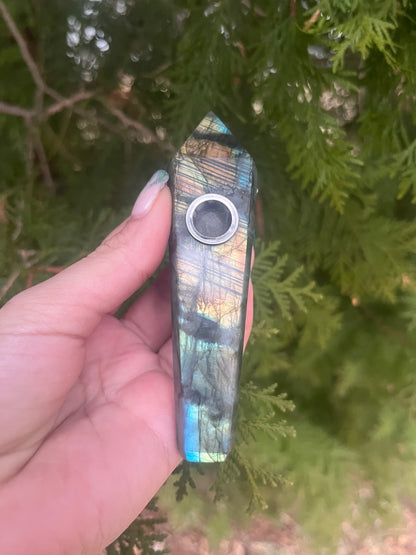 Gemstone pipe