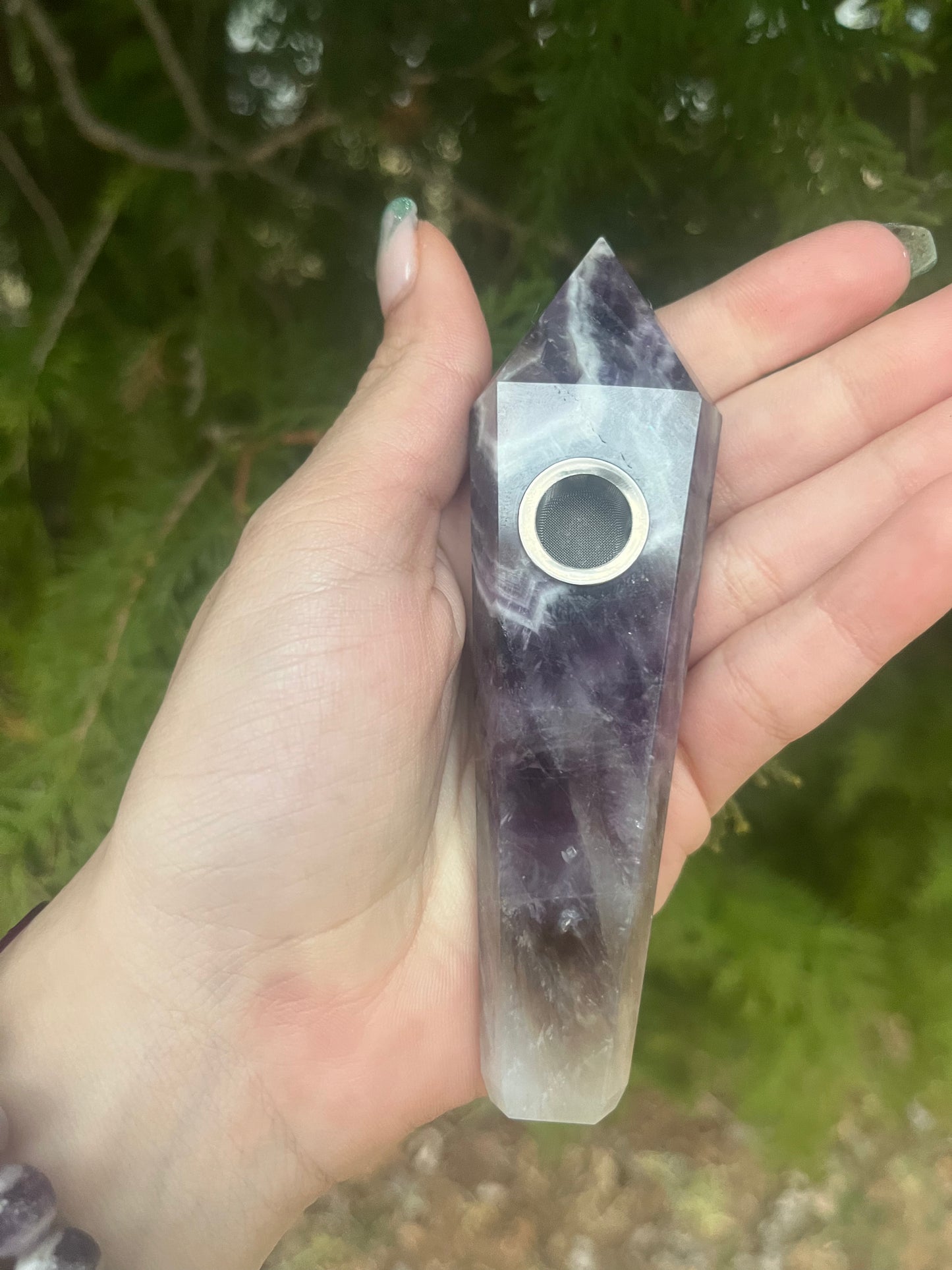 Gemstone pipe