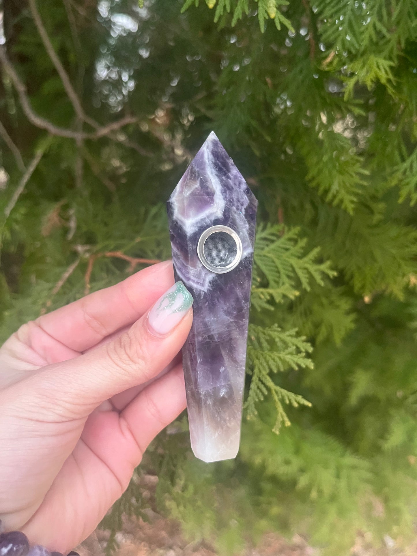 Gemstone pipe
