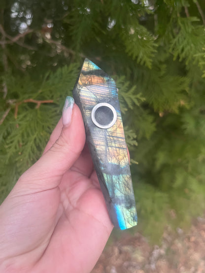 Gemstone pipe