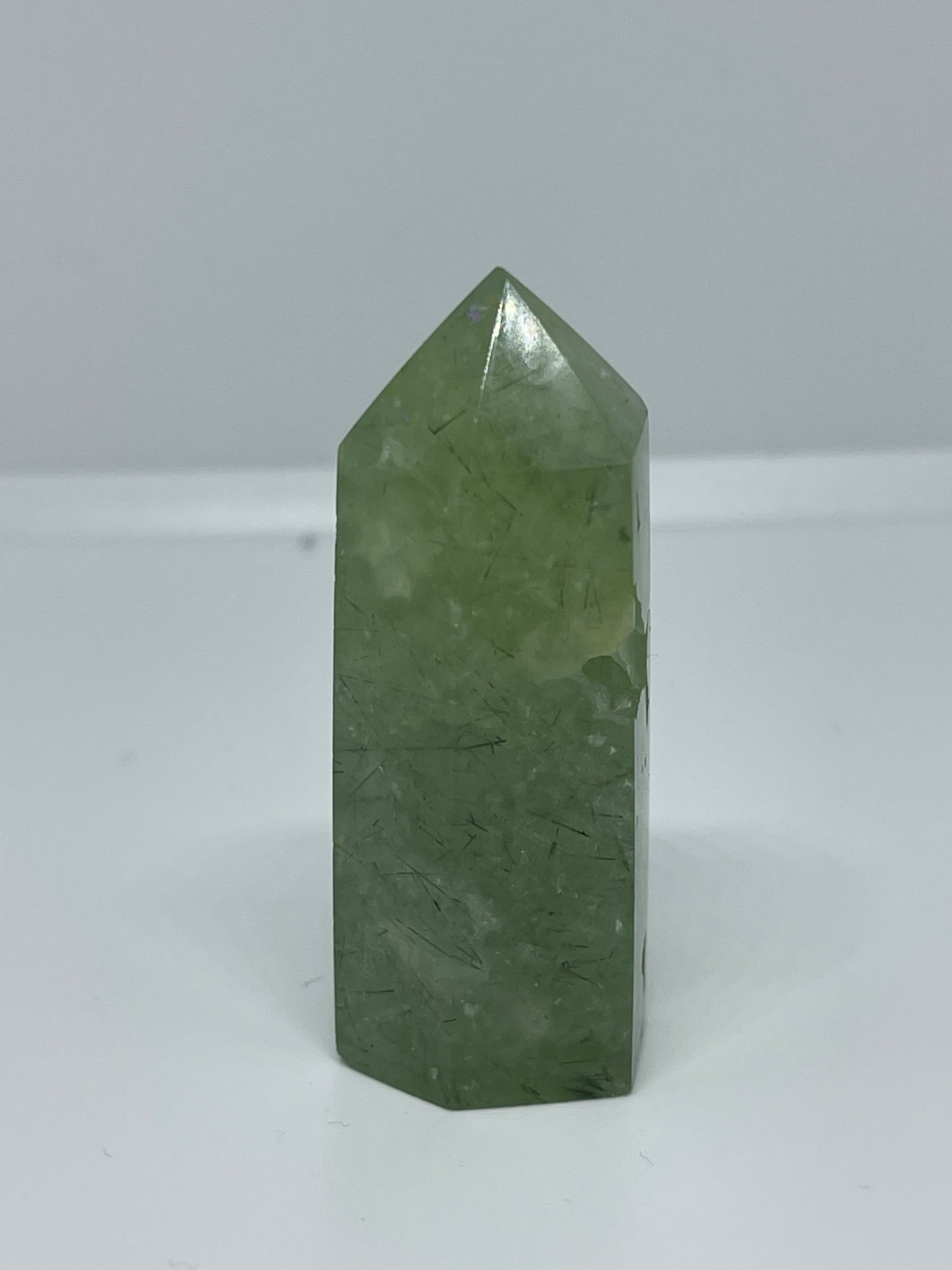Green Prehnite Mini Towers