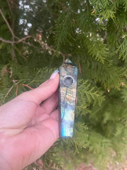 Gemstone pipe